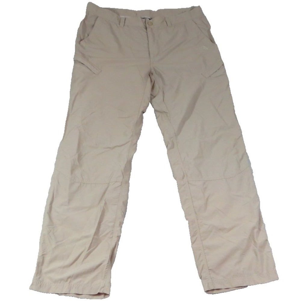 The North Face Cargo Pants Mens 36 Tan Nylon Climb Trail Hiking Outdoor Utility
